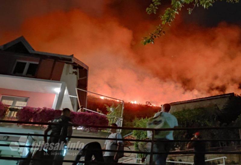 Požar u Malom Polju stvara probleme, vatra sve bliža kućama 